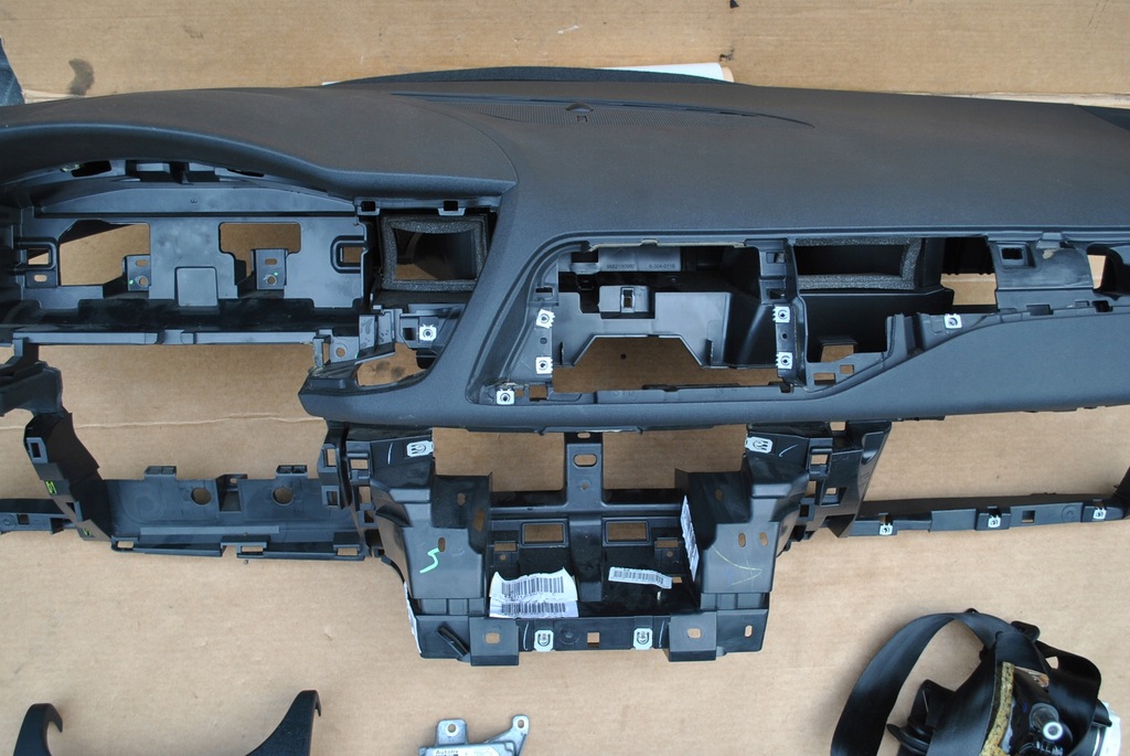 фото №9, Citroen c5 iii панель приладів консоль подушка безпеки ремені комплект