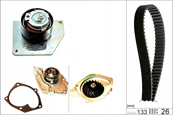 фото №2, Набор ремень распределительного вала с насос воды renault grand scenic iii megane