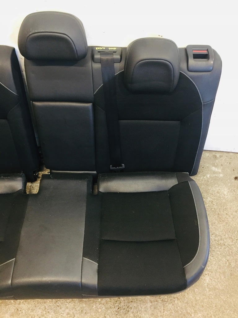 фото №11, Сиденья заднее сиденье ремни полукожа массаж citroen ds4