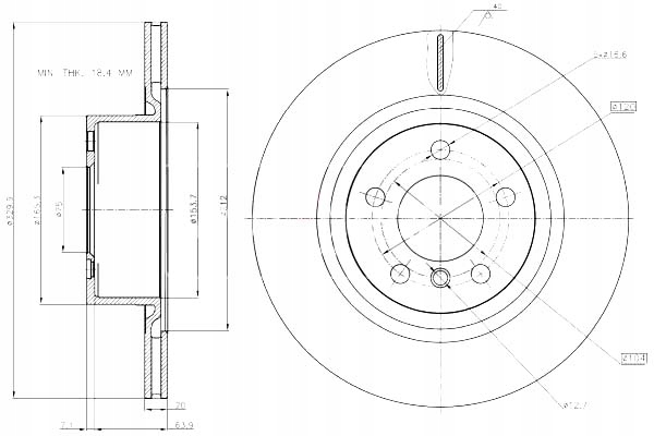 фото №1, Тормозные диски ham. 2szt bmw t. f25 x3 10- maxgear
