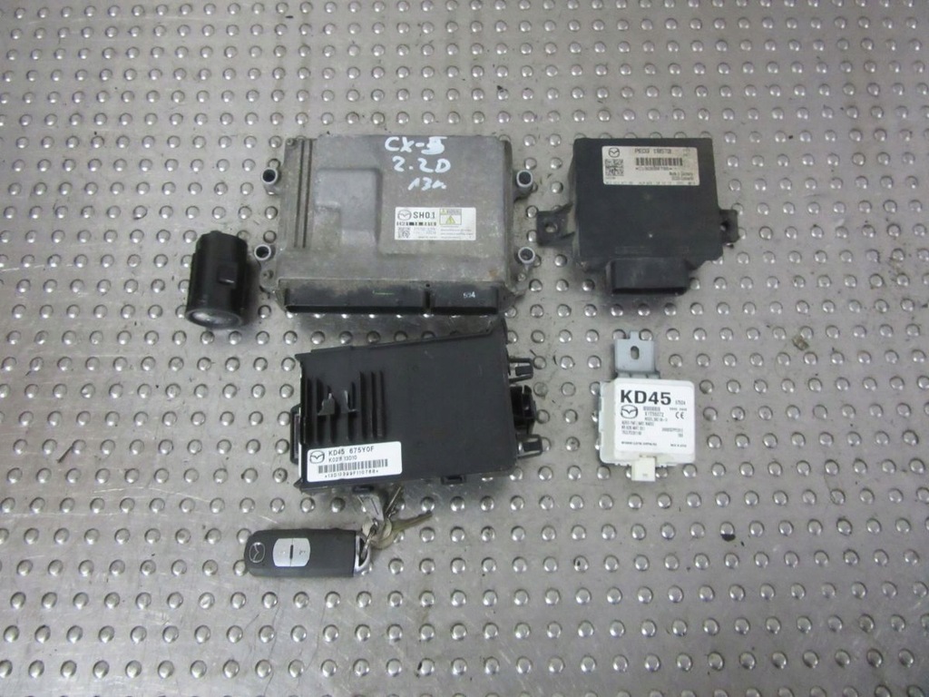 фото №1, Mazda cx5 2.2d 2013 бортовий комп'ютер набір do запуск