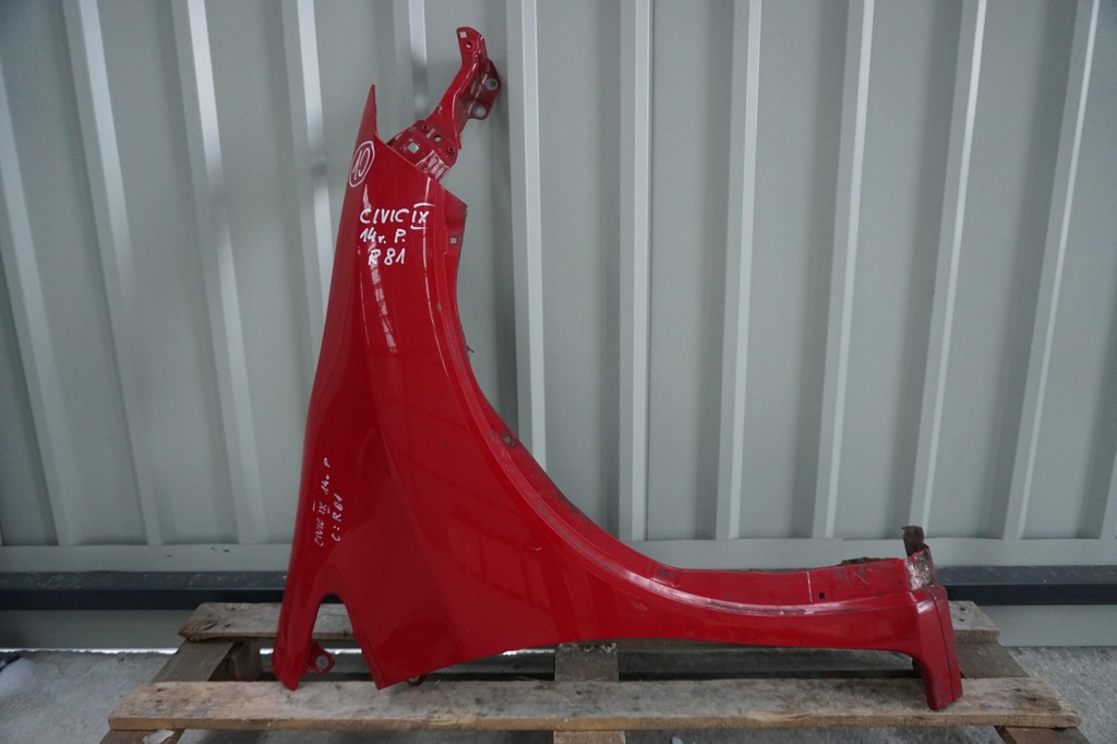 фото №1, Honda civic ix крила правий передній r81 червоний