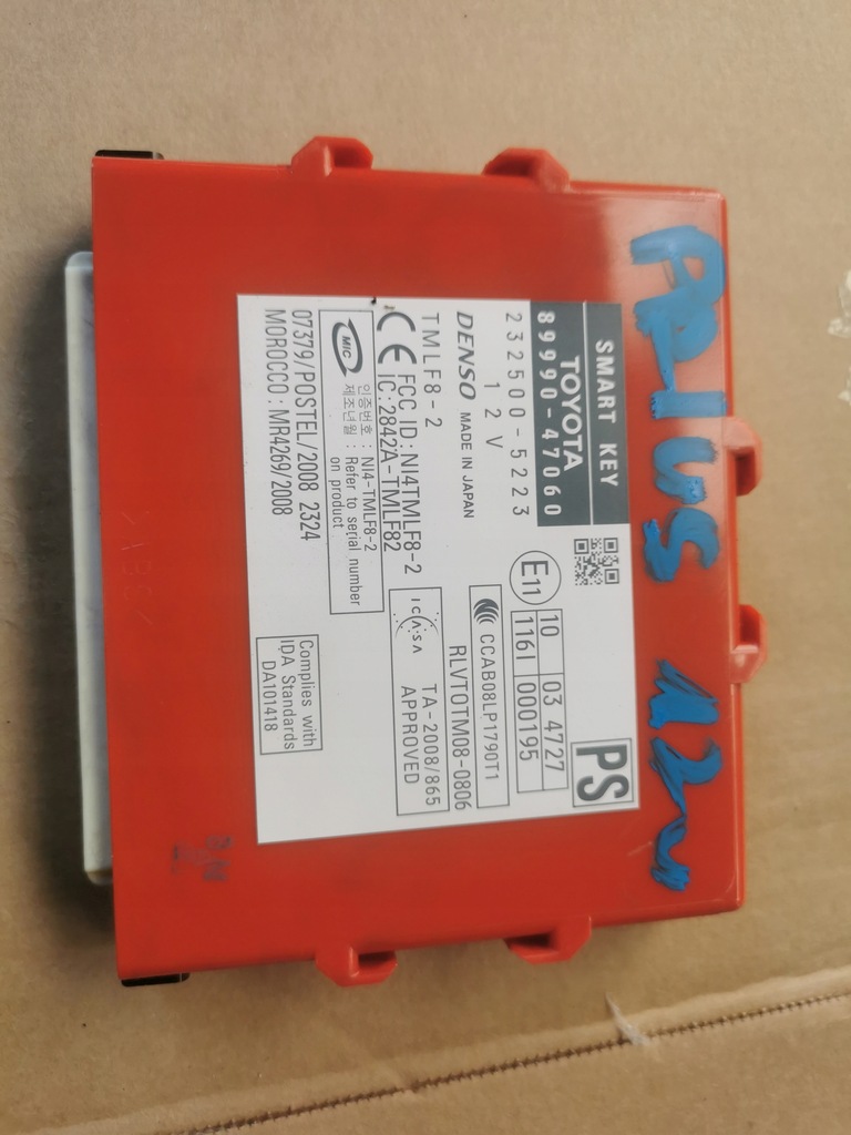 фото №1, Модуль smart key toyota prius iii 89990-47060