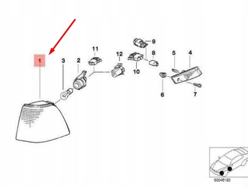 Купить Bmw 3 купе e36 передний правый поворотник 8353282 63138353282 oem