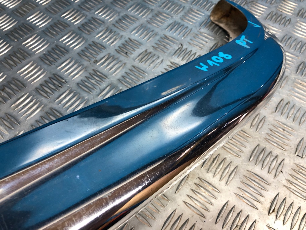 фото №13, Mercedes w108 хром молдинг бампера правий задня кронштейн бампер