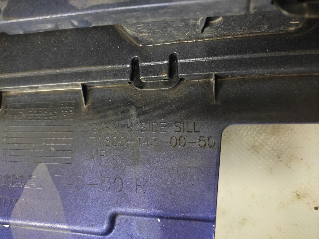 фото №9, Honda civic xi молдинг порог правая порог правый 2021-