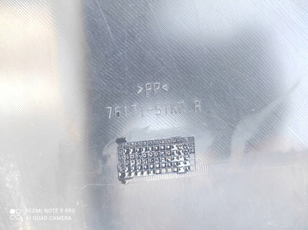 фото №6, Opel agila b suzuki splash обшивка правый обивка багажника правая