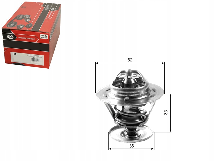 Купити Gates термостат 1086282 89ff8575aa ert178 6169774