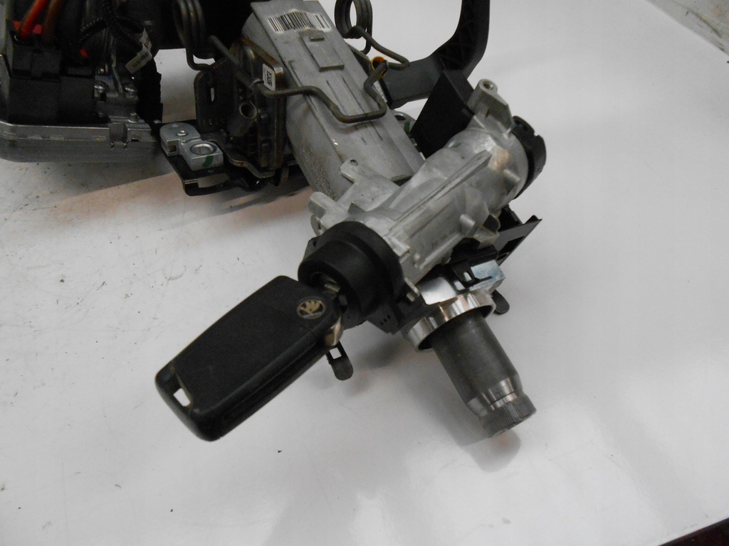 фото №9, Skoda fabia iii колонка підсилювач регулювання замок запалювання ключ 6c1909144ak