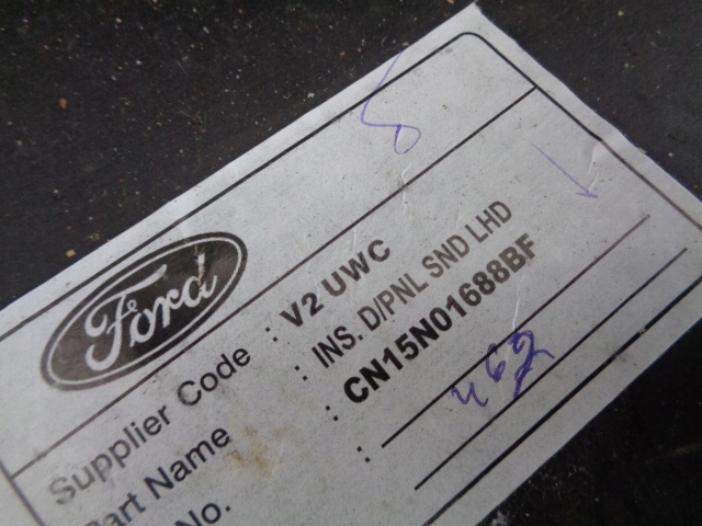 фото №4, Шумоізоляція стіни перегородки ford ecosport mk2 przed liftem 2014 rok