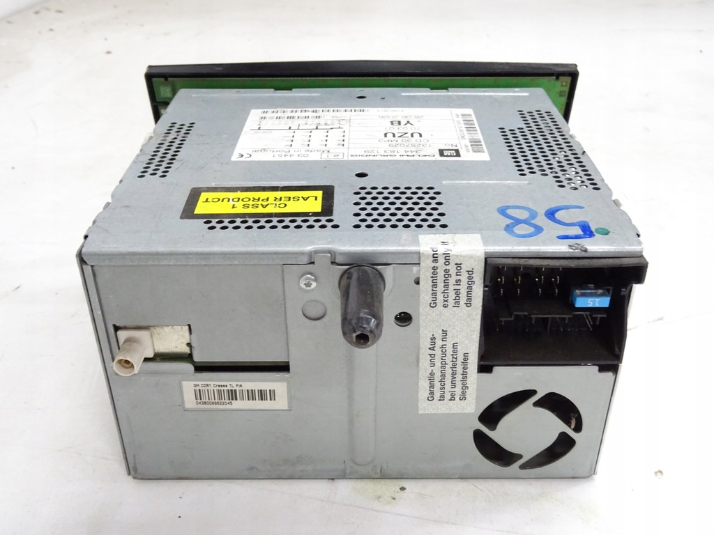 фото №10, Радіо заводський 13257029 uzu/yb/bc opel corsa d