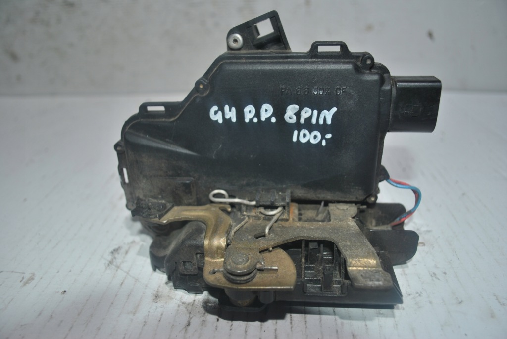 фото №1, Замок дверь правый перед vw golf iv 8 pin