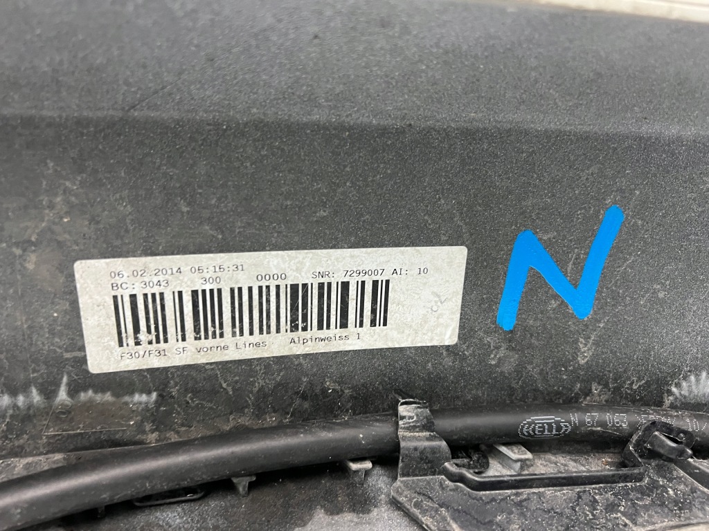 фото №12, Bmw 3 f30 f31 sport line бампер передній 4xpdc pod омивачі 12-15 n