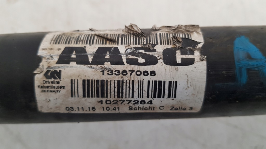 Приводной вал półkśka правая длинная astra k 15- 1.6 cdti в Украине