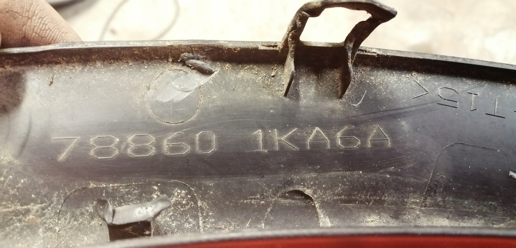 фото №8, Nissan juke 10-18 молдинг крыла правый задняя