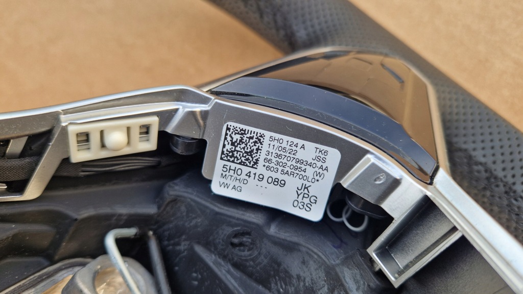 Воздуховод golf 8 r tiguan arteon r 5h0419089jk jak nowa подогрев сенсорный Недорого