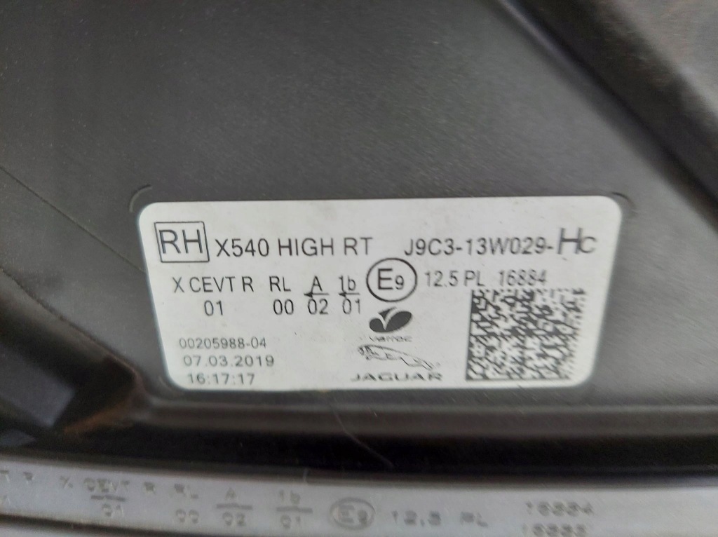 Jaguar e-pace x540 фара правый  перед full led Недорого