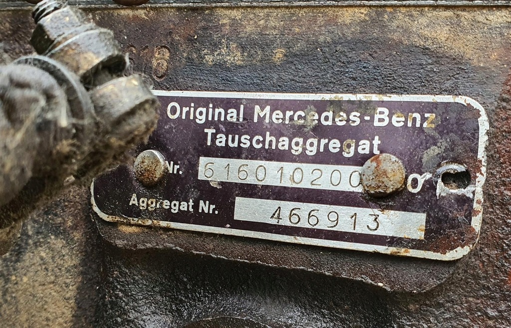 фото №5, Двигатель 615912 om615 mercedes w115 w123 2.2 d kompletny