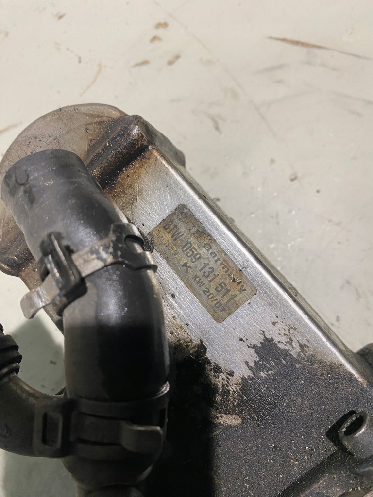 фото №2, Клапан egr радиатор выхлопных газов audi vw 059131511de 059131501ak