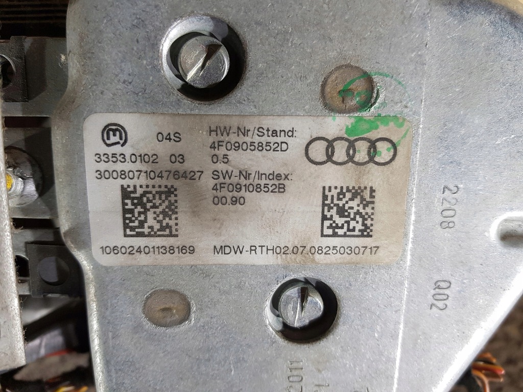 фото №8, Audi a6 c6 колонка блокировка ключ