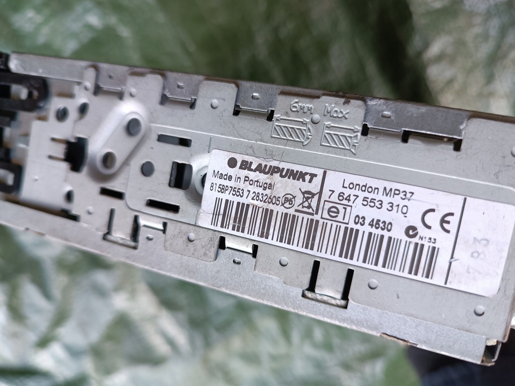 фото №12, Радіопрогравач blaupunkt london mp37 smart fortwo i 450 7647553310