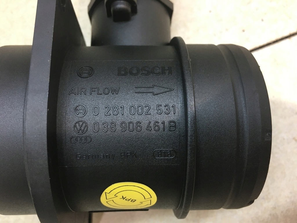 фото №6, Витратомір a3 8l fl 1.9 tdi 0281002531 038906461b