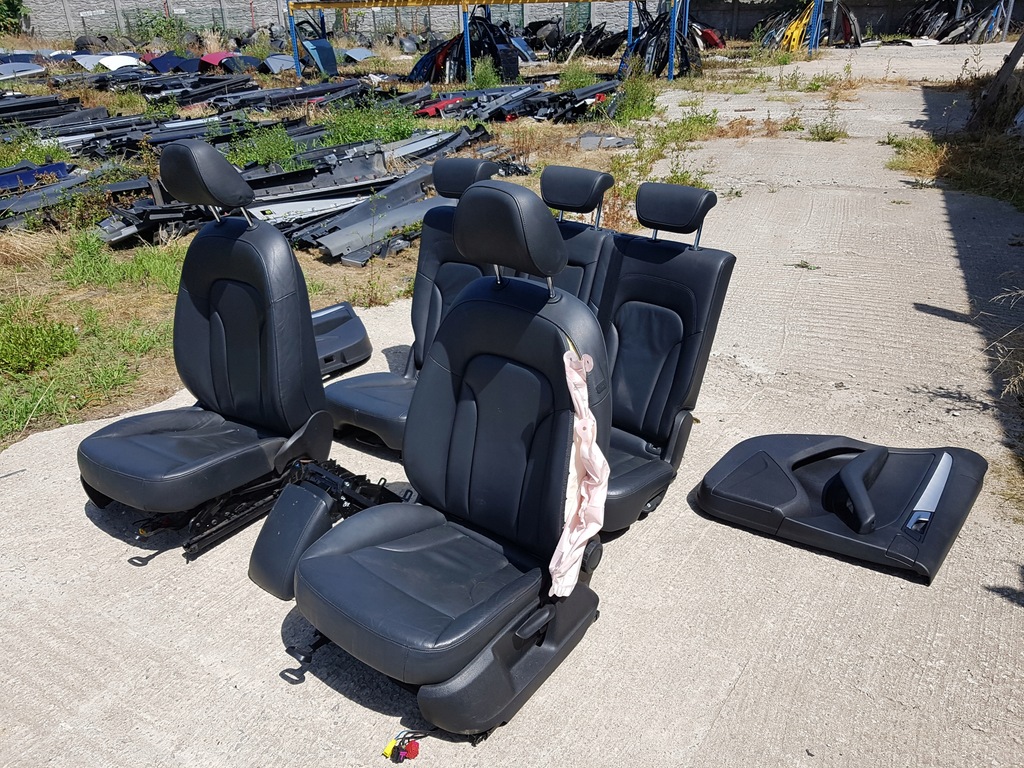 фото №4, Audi q5 8r lift 12-16r сиденья кожаный заднее сиденье