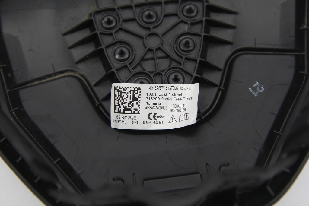 фото №7, Заглушка подушки безопасности cover подушка безопасности dacia duster ii