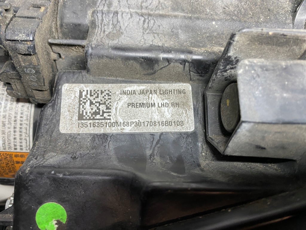 фото №13, Suzuki baleno ii 2 лампа права правий перед передня ксенон led 1351635100m