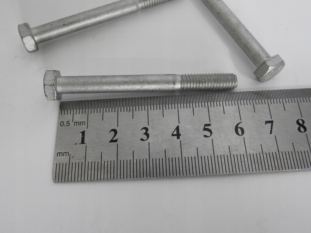 фото №6, 3x болт крышки распределительного вала l=60 fiat 126p 10903824