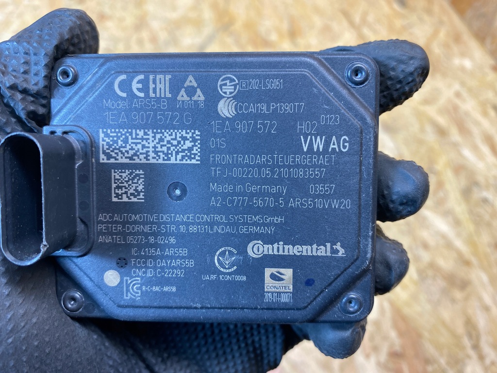 фото №9, Датчик радар датчик distronic кронштейн vw id.3 id3 1ea907572g 2019-