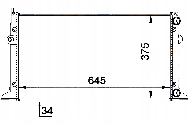 фото №1, Hella радиатор wody ford galaxy 1.9 tdi wgr
