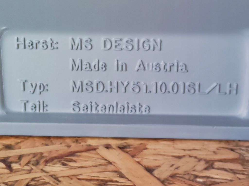 Hyundai ix35 sport sl ms design накладка порога  ліва Зі Шроту