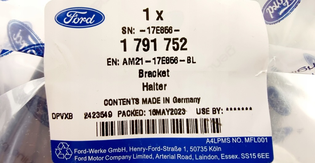 Направляющая бампера перед правый ford s-max mk1 2010-15 с Разборки