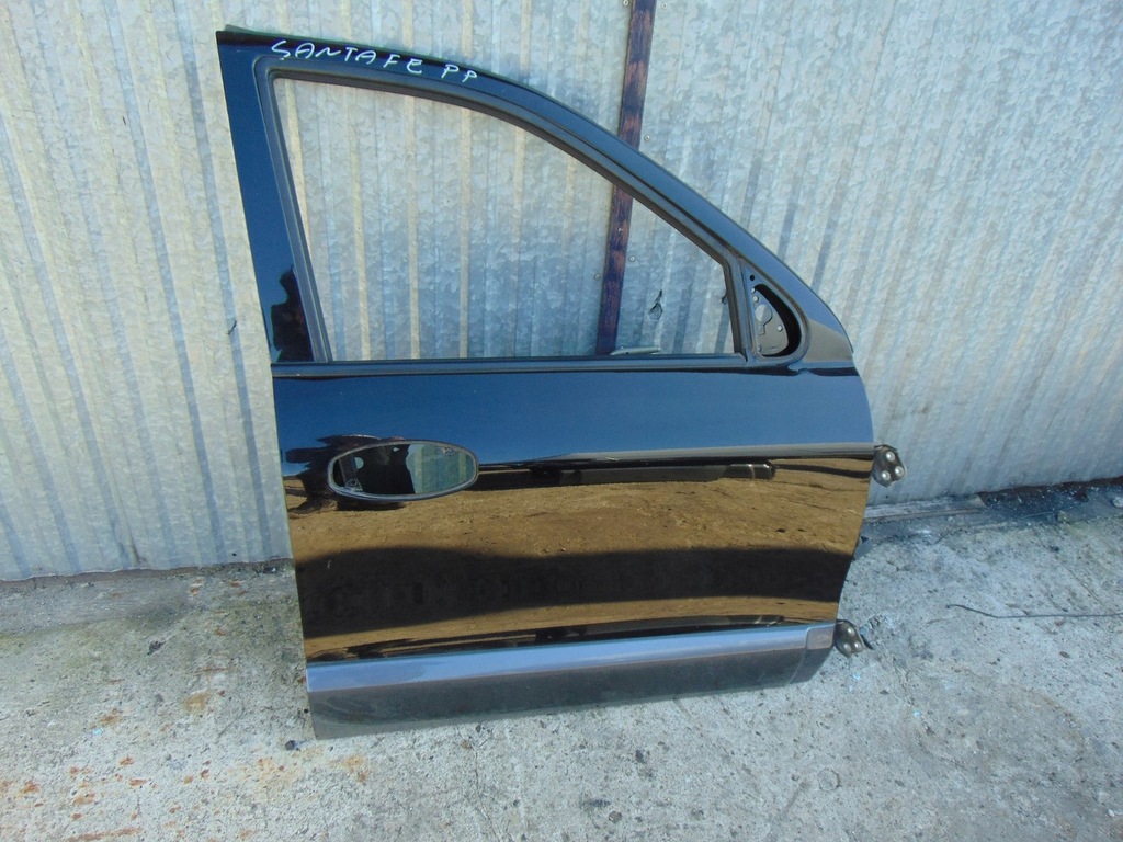фото №9, Двері правий перед hyundai santa fe 1 ed чорні
