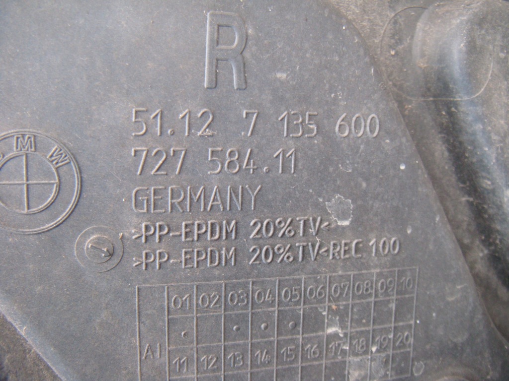 фото №12, Bmw 7 iv e65 lift 05-08 бампер задняя задний 51127135600 pdc 482/5