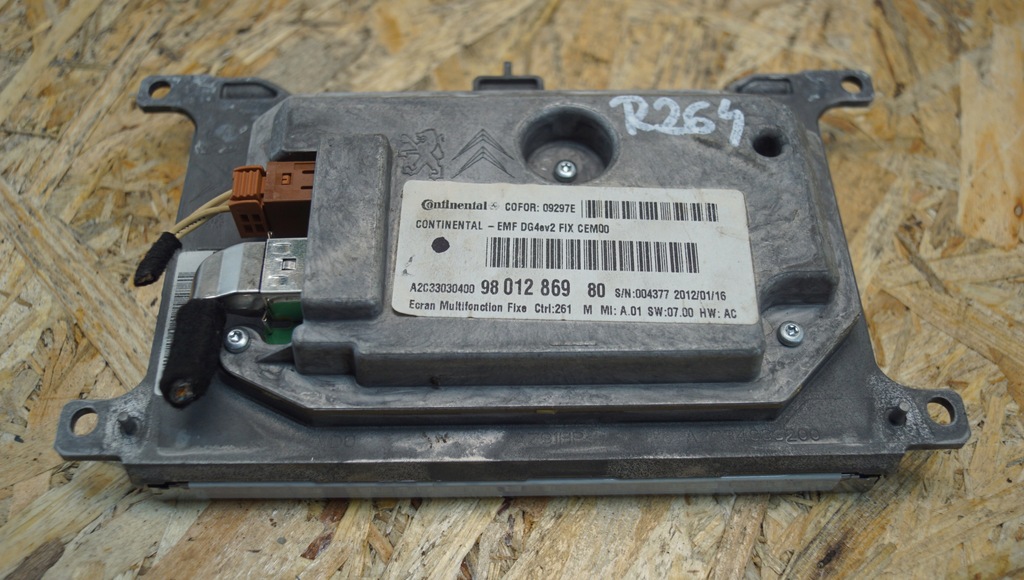 фото №4, Peugeot 508 дисплей радио 9801286980