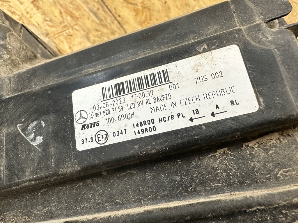 Купить Mercedes actros mp4 mp5 лампа правая перед передняя a9618203159