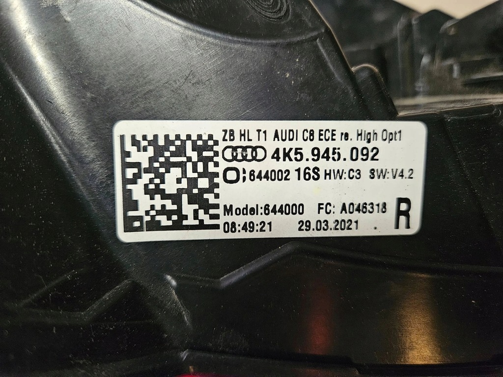 фото №8, Audi a6 s6 c8 4k 2021 задняя сторона правая лампа задняя