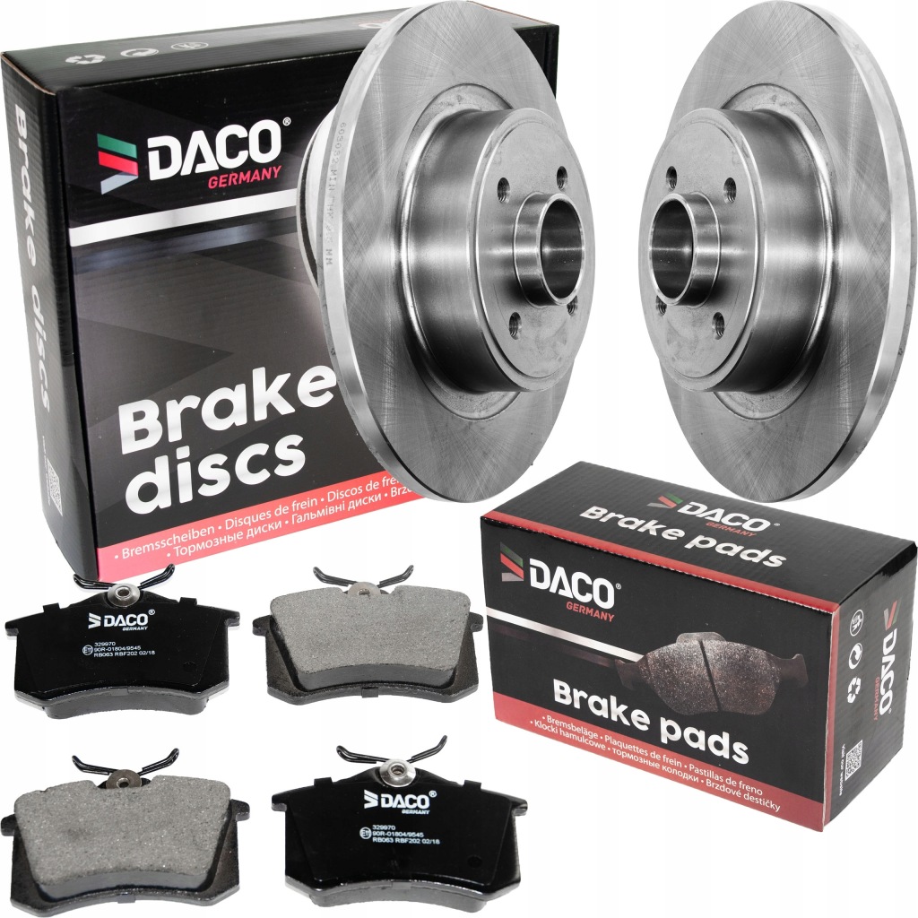 фото №7, Гальмівні диски x2 + гальмівні колодки задня renault grand scenic ii