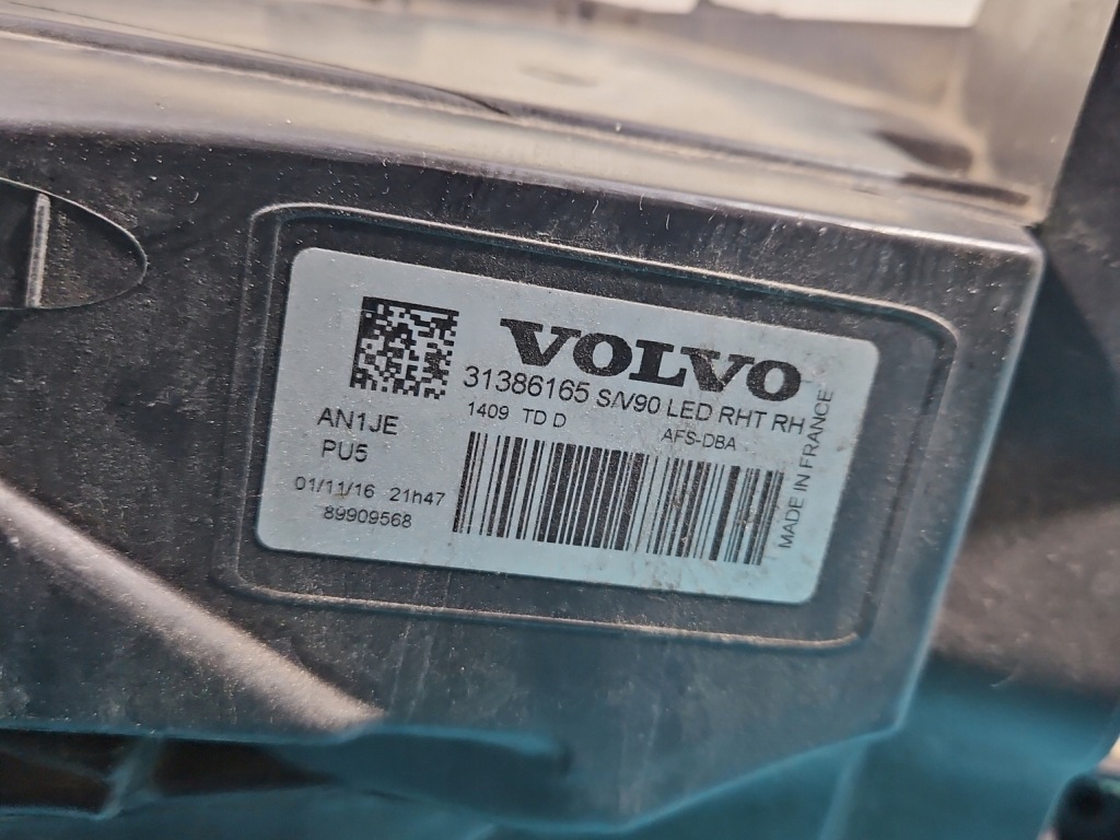 Фара правий фара перед full led volvo v90 європа 16-20 Зі Шроту