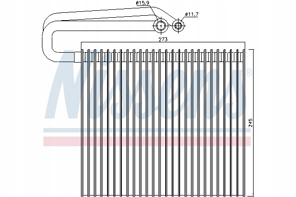 фото №8, Випарник кондиціонера nissens 92165 pl dystrybucja