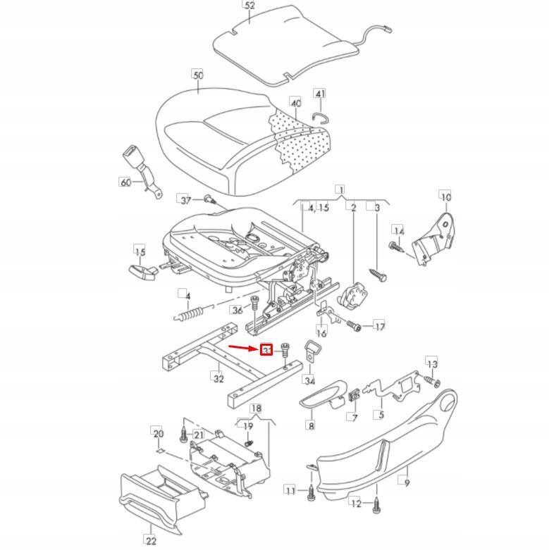 фото №9, Болт с розетка шестигранный с розетка wielokątnym vag volkswagen