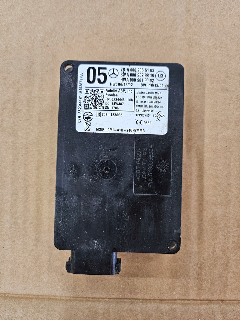 фото №1, Модуль радар mercedes w166 w246 w117