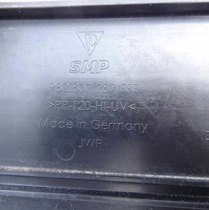 фото №9, Рамка підкладка pod номерний знак бампер перед 982807287 porsche boxster cayman