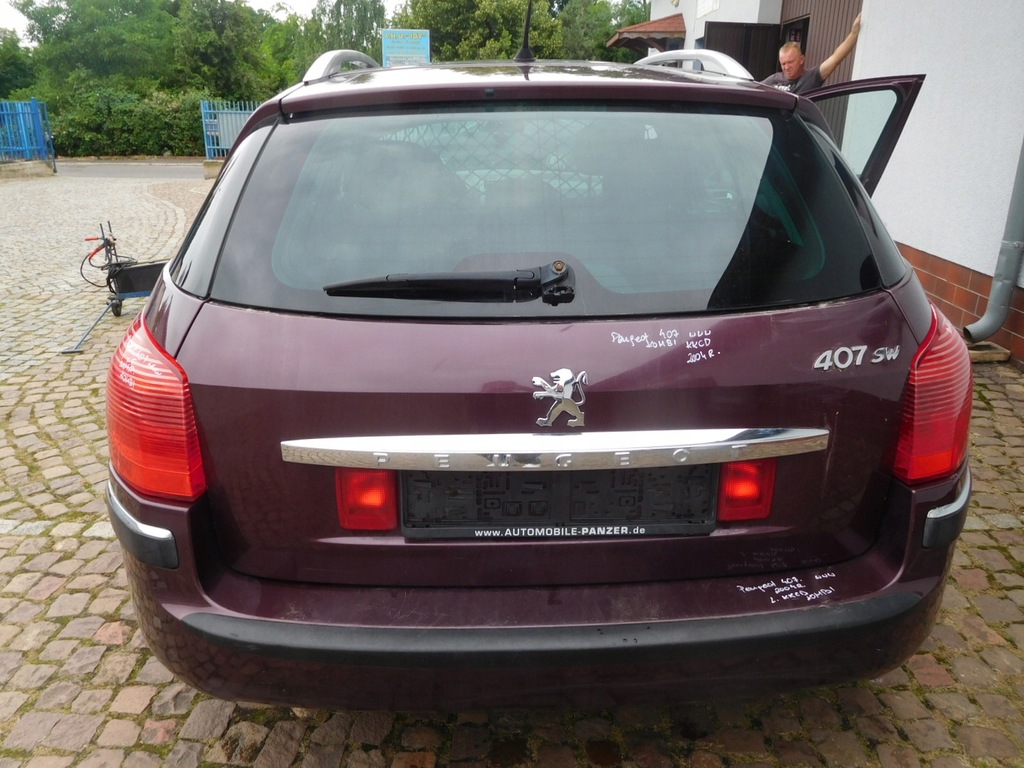 фото №1, Кришка багажника багажника kkcd peugeot 407 kombi sw