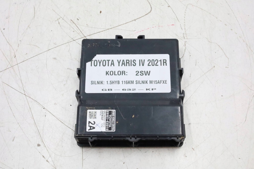 фото №1, Модуль блок керування акумулятора toyota yaris iv 89981-k0010