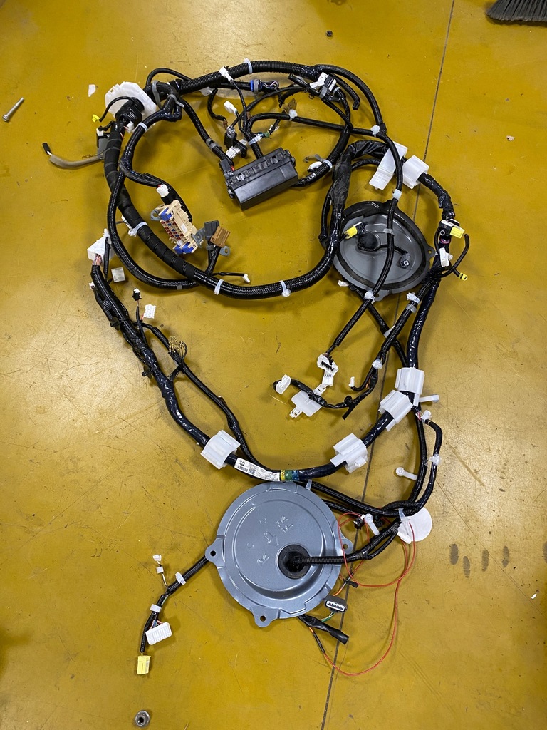 фото №7, Жгут электропроводка стены перегородки infiniti q50