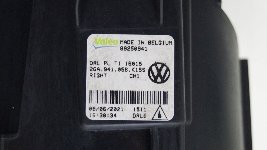 Vw t roc 2ga 17-21 протитуманна фара ліхтар led drl праві Оригінал
