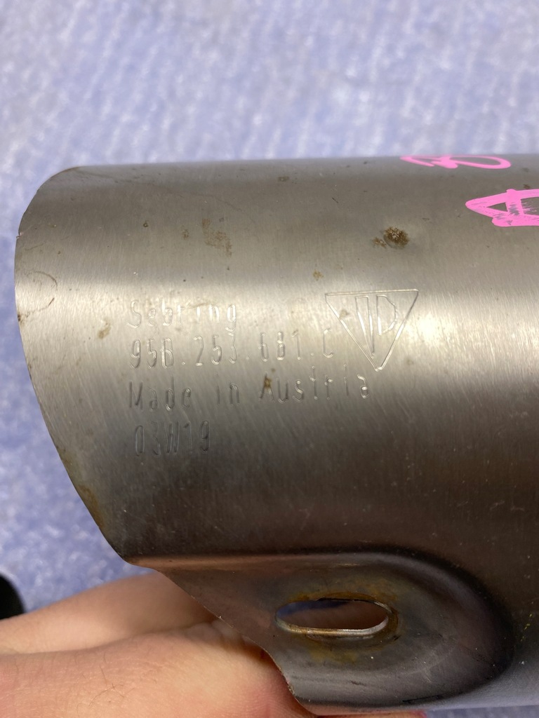 фото №10, Наконечник выхлоп левая porsche macan 95b253681c